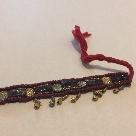 NWT Free People arm band choker red - Picture 4 of 6